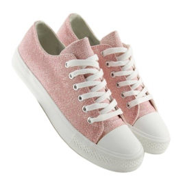 Sneakers da donna rosa T-1717 Rosa 2