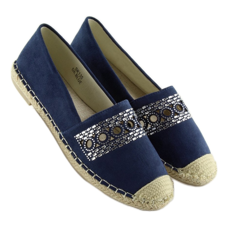 Espadrillas blu navy SK135 DK.BLUE 2
