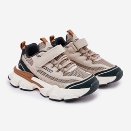 Scarpe sportive per sneaker per beige in velcro 1