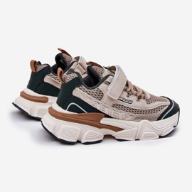 Scarpe sportive per sneaker per beige in velcro 2