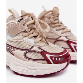 Sneaker per bambini su una sunella d'oro spessa 2