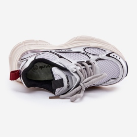 Sneaker per bambini su una sola suola d'argento Xairana 2