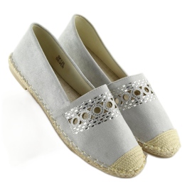 Espadrillas grigie da donna SK135 Silver grigio 1