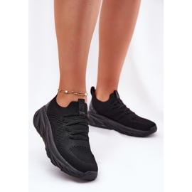 Scarpe sportive femminili leggero leggermente LIGHT Big Star RR274A132 Sistema Hi-Polish Black System nero 2