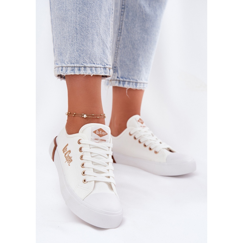 Sneaker materiali da donna Lee Cooper LCW-25-31-3428L White bianco 2