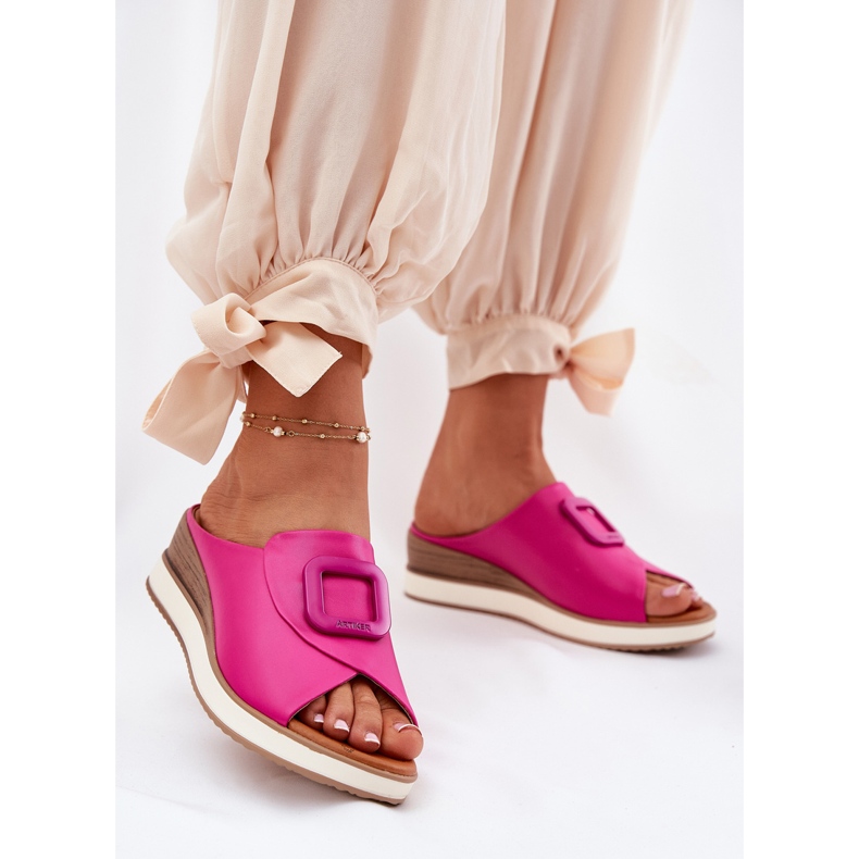 Flip in pelle femminile Flip artiker 56C2147 Fucsia rosa 2