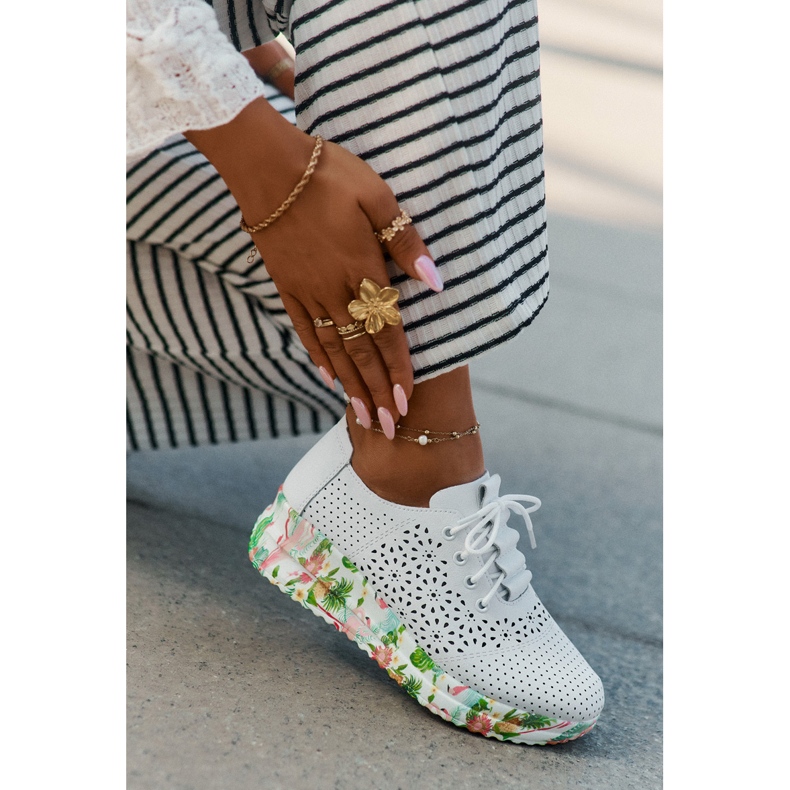 ARTIKER Scarpe da donna in pelle aperta per l'artker 56c1532 bianco 2