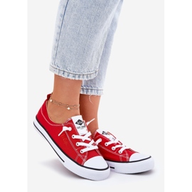 Sneaker femminile materiale Lee Cooper LCW-25-02-3298L RED rosso 1