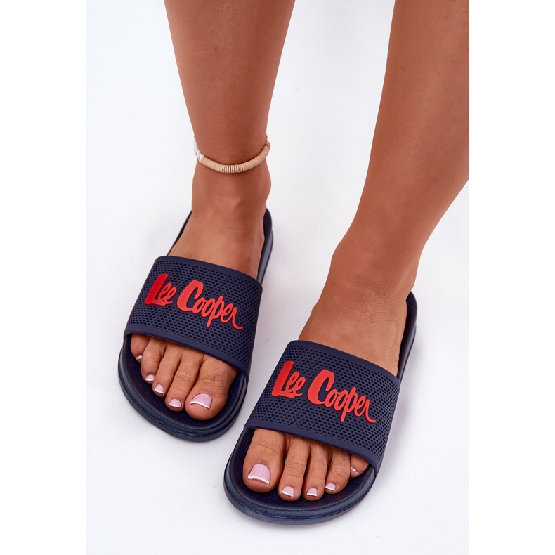 Pantofole da donna Lee Cooper LCW-25-07-3524L Navy Blue 2