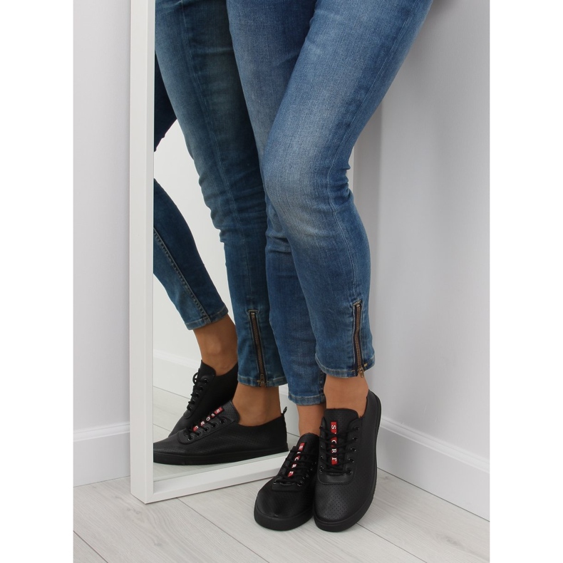 Sneakers morbide da donna nere NB190P Nero 2
