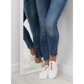 Sneakers morbide bianche da donna bianco 2