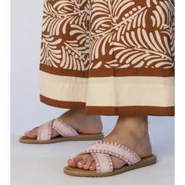 Pantofole da donna rosa 1