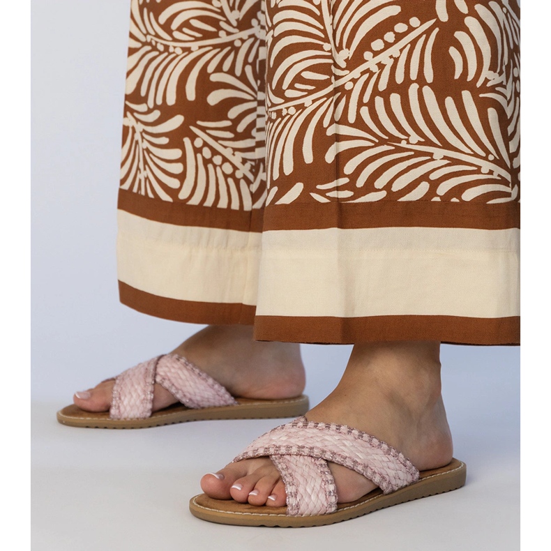 Pantofole da donna rosa 1