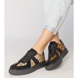 Sneaker femminili di Black-Panter nero 2