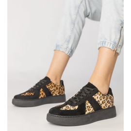 Sneaker femminili di Black-Panter nero 1