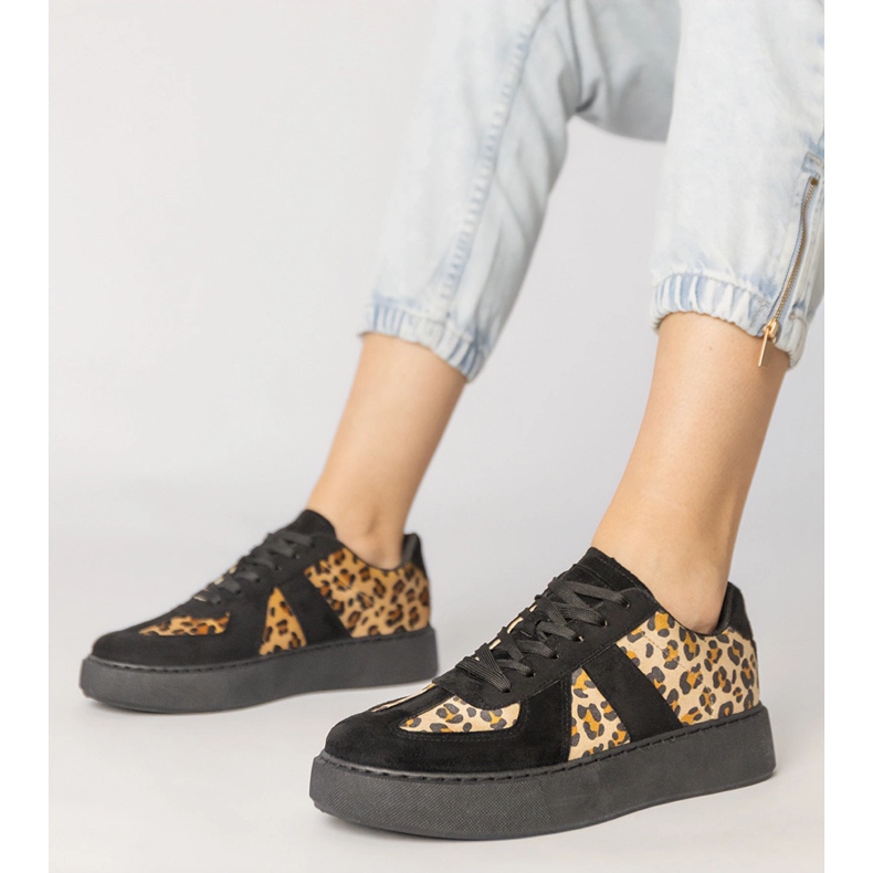 Sneaker femminili di Black-Panter nero 1