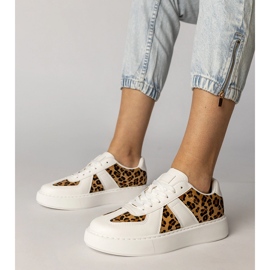 Sneaker da donna da donna bianca 1