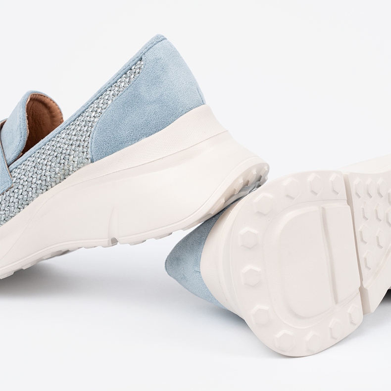 Seastar Scarpe blu su una suola spessa 1