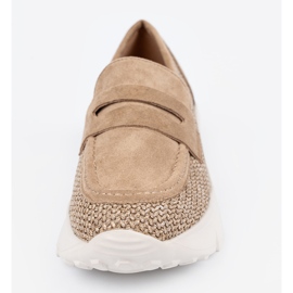 Seastar Scarpe beige con suola spessa 2