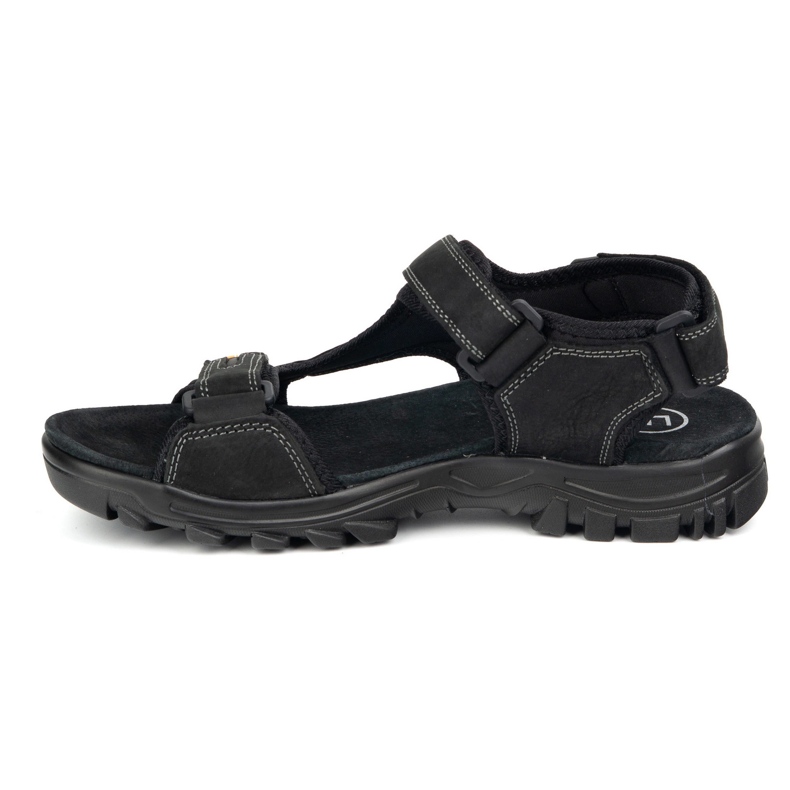 Filippo Sandali in pelle nera ms7038 nero 2