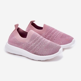 Scarpe sportive rosa scioccate per bambini 1