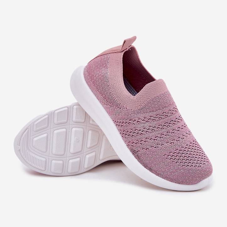 Scarpe sportive rosa scioccate per bambini 2