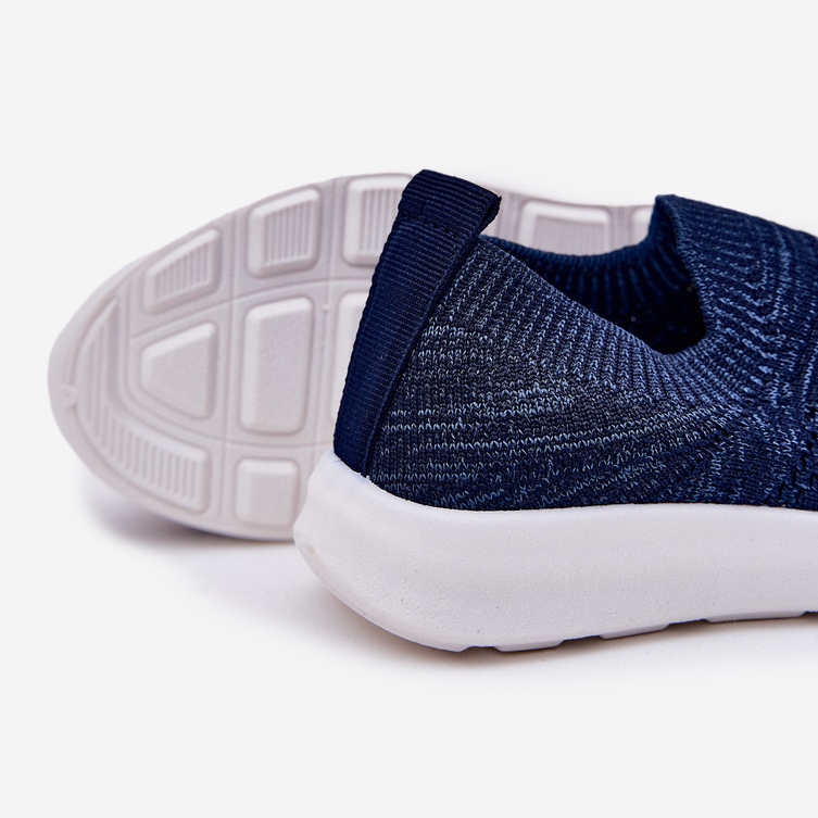 Scarpe sportive blu navy inserite per bambini 2