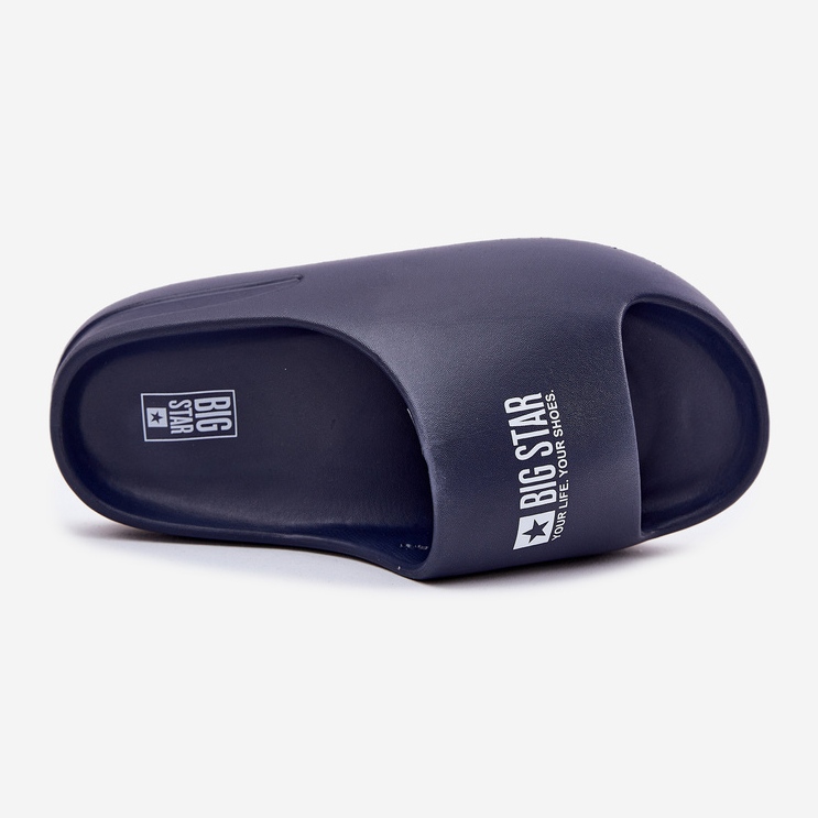 Slifori di schiuma maschile con il logo Big Star RR174A014 Navy Blue 2