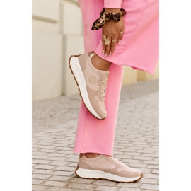 Sneaker femminili sulla piattaforma Big Star RR274489 Sistema rosa hi-poolish 2