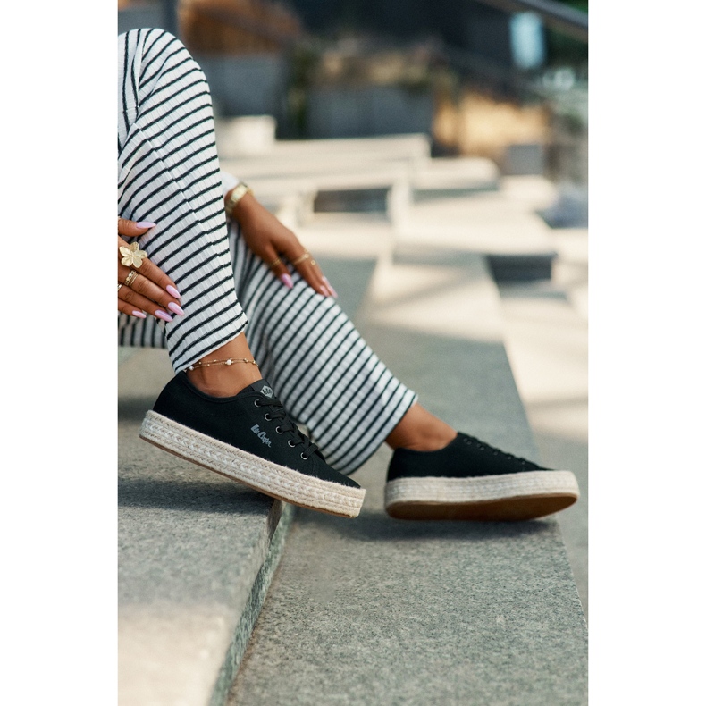 Sneaker femminili con Lee Cooper LCW-25-44-3216 Sneaker nere nero 2