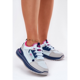 Scarpe sportive femminili sulla piattaforma Big Star RR274A225 Hi-Polish Blue System 2