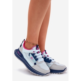 Scarpe sportive femminili sulla piattaforma Big Star RR274A225 Hi-Polish Blue System 1