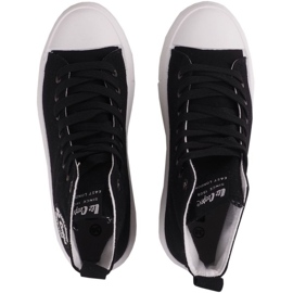 Sneaker alte femminili sulla piattaforma nera Lee Cooper LCW-23-44-1629LA nero 2