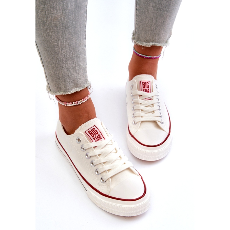 Sneakers Basse da Donna Big Star NN274274 Bianche bianco 5