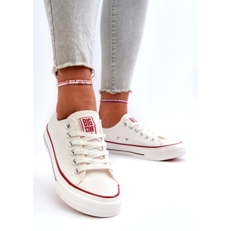 Sneakers Basse da Donna Big Star NN274274 Bianche bianca 3