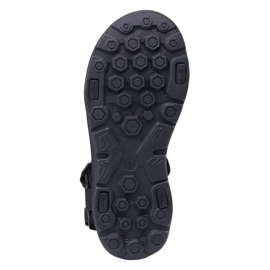 Sandali neri Hi-Tec Hi-Tec maschile 92800598388 nero 3