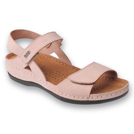 Befado Sandali in pelle femminile inblu 158d002 rosa 1