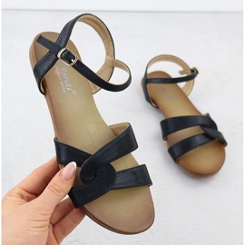 S.Barski Sandali da donna Czarne S. Barski Kv51-022 nero 1