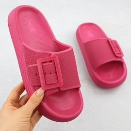 Flip sport femminili su una spessa suola rosa Big Star RR274A583 1