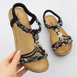 EVento Sandali da donna Slipping Black Event 8309 nero 1