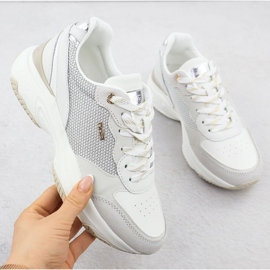 Sneaker in pelle da donna White Evento 8238 grigio 1