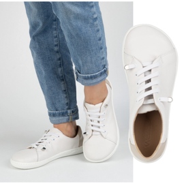 WASAK Scarpe a piedi nudi femminile in pelle minimalista 0771w bianco 1