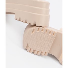 Seastar Pantofole sulla piattaforma beige leggera 1