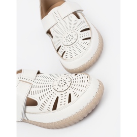 Seastar Scarpe da lavoro da donna con velcro bianco 1