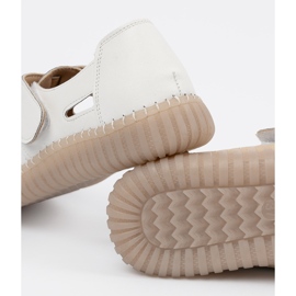 Seastar Scarpe da lavoro da donna con velcro bianco 2