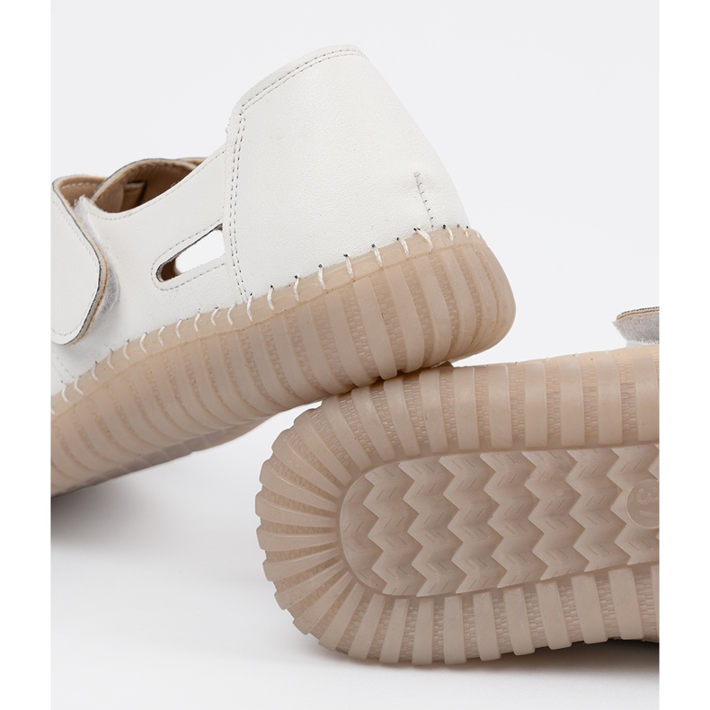 Seastar Scarpe da lavoro da donna con velcro bianca 2