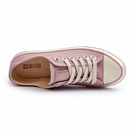 Sneakers Basse da Donna Big Star NN274270 Rosa 5
