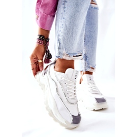Scarpe sportive femminili cross jeans ii2r4017c bianco 3