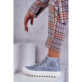 Big Star isolanti da donna EE274115 Sneaker azzurri blu 4