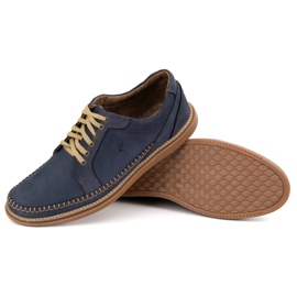 Antex Scarpe in pelle maschile casual model 313gt blu navy blu 2